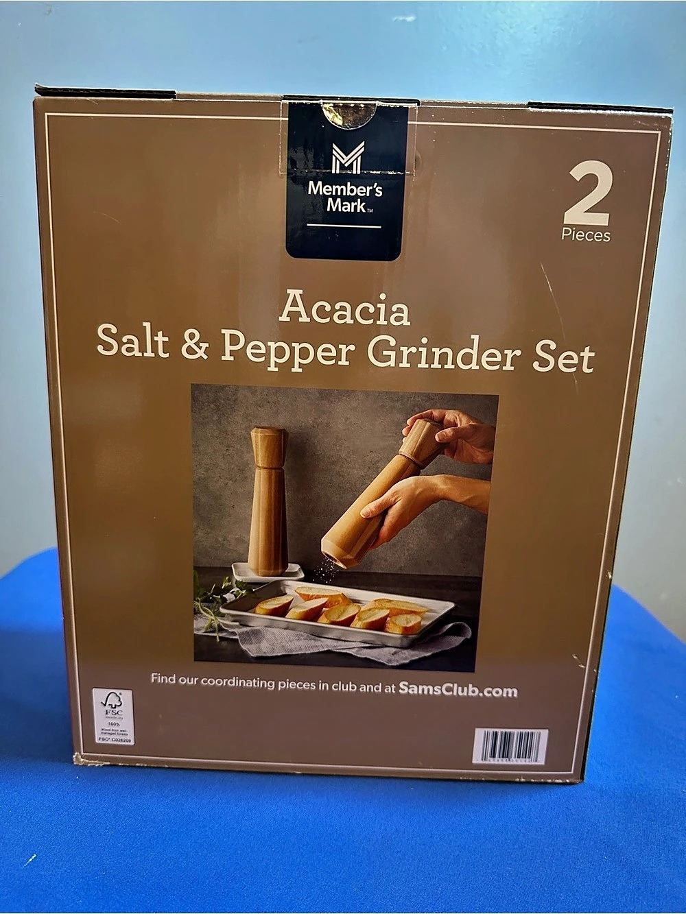 Acacia Salt & Pepper Grinder Set